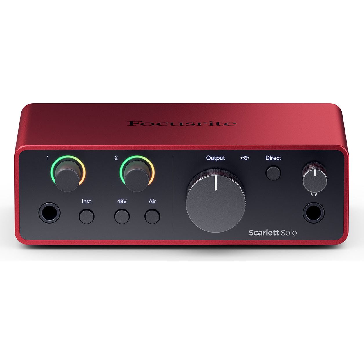 Focusrite Scarlett Solo 4th Gen Studio Recording USB Audio Interface + XLR  Cable - Rockville Audio