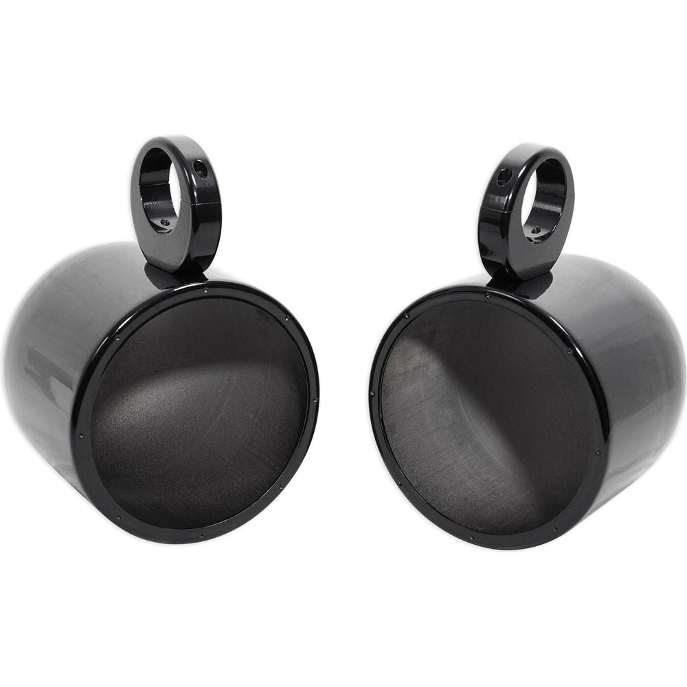 MAC80B Black 7.7" Tower Speaker Pods 2-Pack + MAC360B Swivel Clamps Bundle