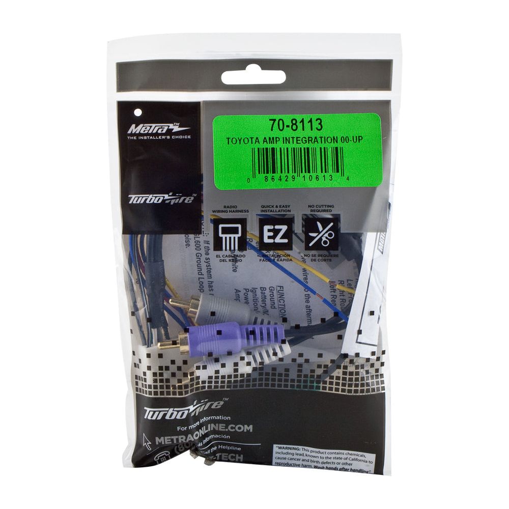 Metra 70-8113 Radio Wire Harness Amp Integration for Lexus ES300 1999-2001