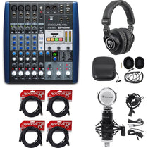 StudioLive AR8c Mixer + RCM03 Microphone + PRO-M50 Headphones