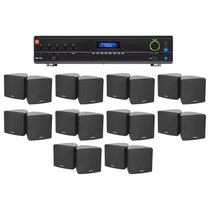 VMA1120 Amplifier + (20) 3.5" Black Cube Speakers Bundle
