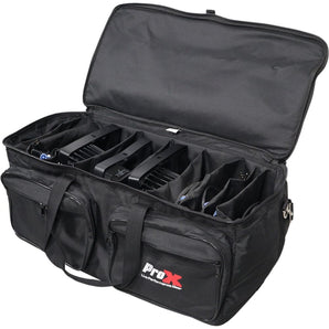 ProX XB-CP46 MANO Utility Carry Bag Organizer with Dividers for Audio DJ Cables