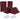 Auralex Acoustics AUR-LENBUR-HP 12 x 12 x 24 in. LENRD Bass Traps, Burgundy - Pack of 4
