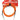 Rockville RCGT10O 10' 1/4'' TS to 1/4'' TS Instrument Cable-Orange 100% Copper