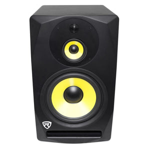 2) Rockville DPM10B 10 inches 800w Active Studio Monitors+Headphones+Mic+Shield+Boom