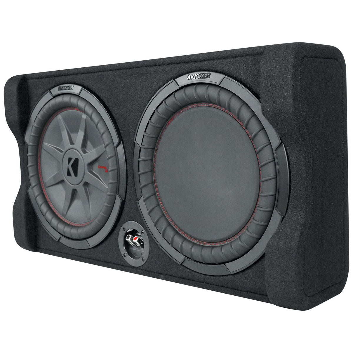 48TRTP122 12" Down-Firing Subwoofer + Amplifier + Wire Kit Bundle