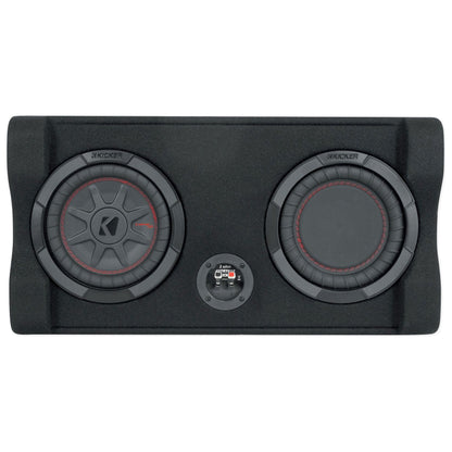 Kicker 48TRTP82 TRTP 8" Down Firing Subwoofer in Sub Enclosure+Amplifier+Amp Kit
