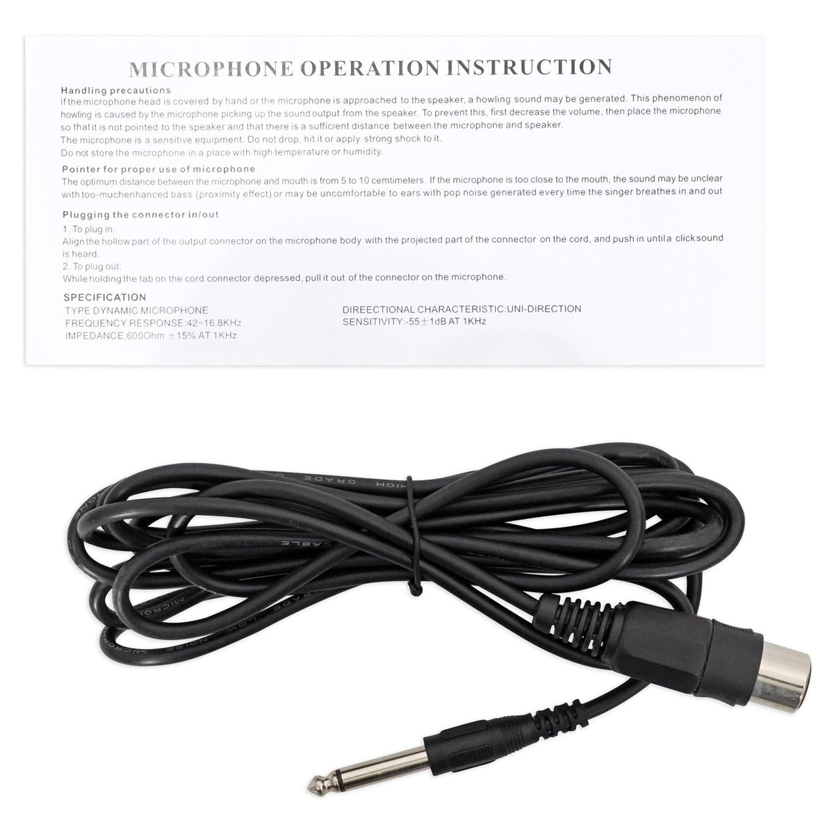 MK75 Karaoke DJ Wired Microphone