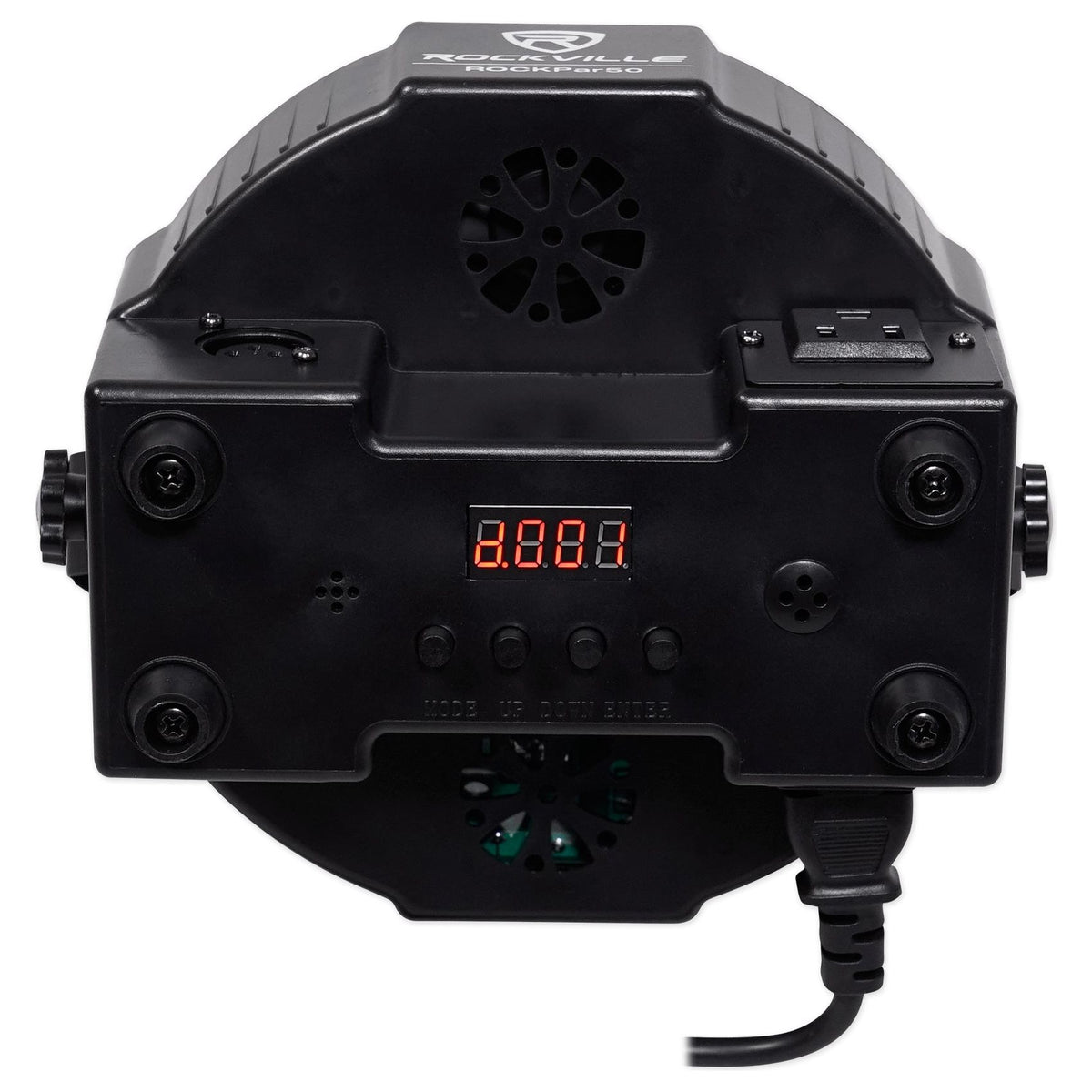 FHB-118 LED RGB DMX LED PAR Can Wash Lights+(2) Cables+Carry Bag