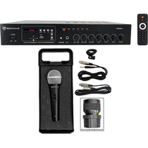 RCS80-1 60W Amplifier + RMC-XLR Wired Microphone Bundle