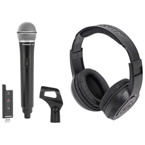 Samson Stage XPD2 USB Digital Wireless Podcast Broadcast Microphone+Headphones