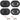 Front+Rear Rockville 6x8" Factory Speaker Replacement Kit For 93-97 Mazda MX6