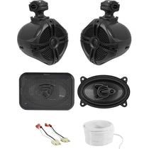 RWB70B Black + RV46.3A 4x6 Speakers Bundle