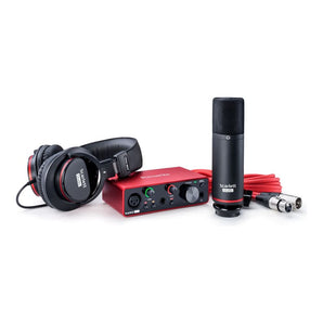 Focusrite 3rd Gen 1-Person Podcast Podcasting Recording Interface+Mic+Headphones
