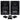 Pair Rockville APM8B 8" 2-Way 500 Watt Powered USB Studio Monitor Speakers+Pads