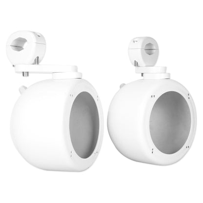 (4) White 4" 200W Rollbar Roll Cage Tower Speakers For ATV/UTV/Cart
