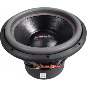 (2) American Bass HD15D2 HD 15" 4000w Competition Car Subwoofers 300 Oz Magnets