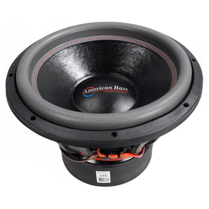 American Bass HD15D2 HD 15" 4000w Competition Car Subwoofer 300Oz Magnet, 3" VC