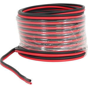 Rockville RED 14G25 OFC 14 Gauge 25 Foot 100% Copper Speaker Wire Car Audio