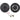 Rockville Front Door 6.5" Speaker Replacement Kit For 1985-93 VW Volkswagen Golf