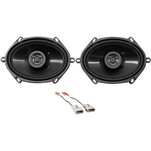 Rear Hifonics Factory Speaker Replacement Kit For 1993-2002 Mazda 626