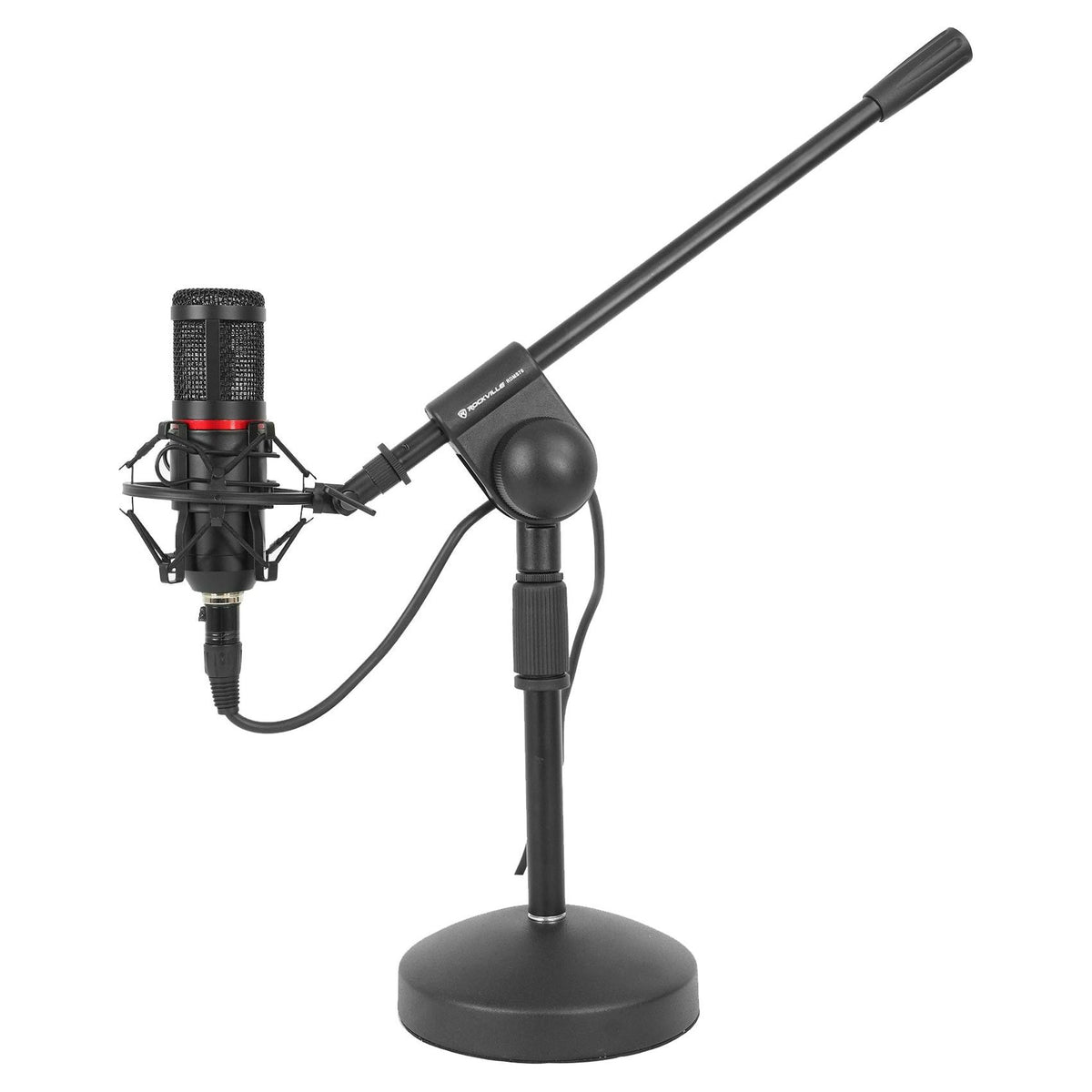 ATM650 Instrument Microphone with Weighted Desktop Boom Stand