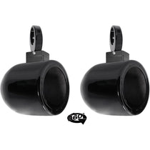 MAC65B Black 6.5" Tower Speaker Pods 2-Pack + MAC360B Swivel Clamps Bundle