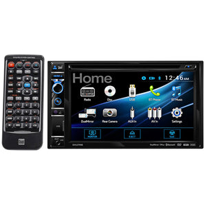 DUAL DV637MB 2-Din 6.2" DVD Bluetooth In-Dash Receiver, AUX/USB 6-Band EQ+Camera