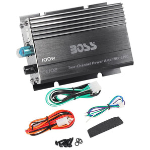 Boss CE102 100 Watt 2-Channel Mini High Power Amplifier Car Amp