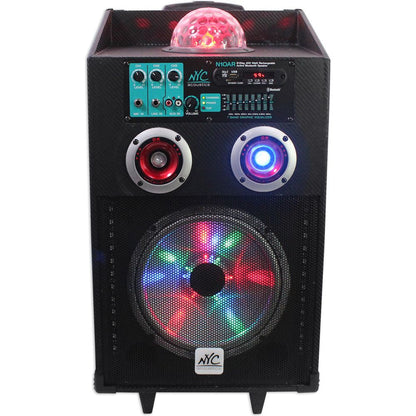 10" Bluetooth Karaoke Machine/System for iPad, iPhone, Android & Tablet