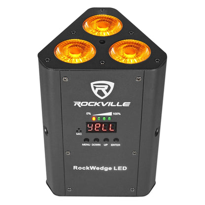RockWedge LED 6-Pack + ROCKFORCE W2 Controller Bundle