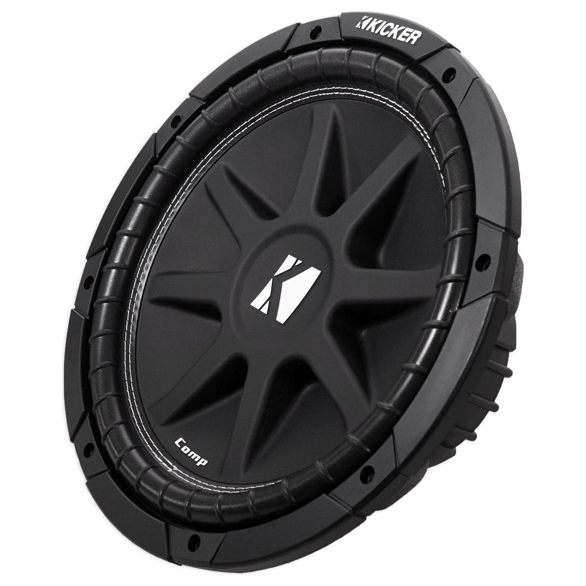 KICKER 43C124 Comp 12" 300 Watt SVC 4-Ohm Car Subwoofer Sub+Amplifier+Amp Kit