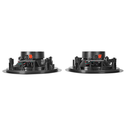 4000W Bluetooth DVD Receiver with (1) Pair 8" Black In-Ceiling Speakers