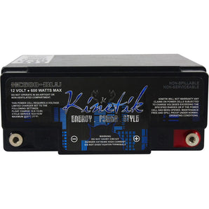 Kinetik HC600-BLU 600 Watt Blue Car Audio High Current Power Cell/Battery HC600