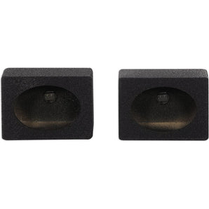 (2) Rockville RS6x9BL 6x9" Wedge Sealed Car Speaker Box Enclosures w/Bedliner