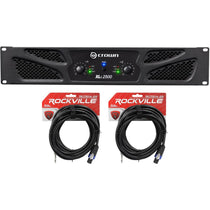 Crown XLi2500 Amplifier + (2) Rockville 1/4in TS to Speakon Cables