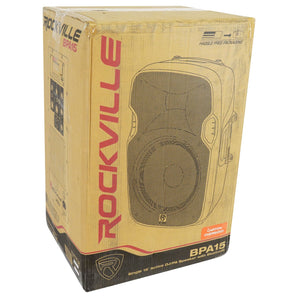 Rockville BPA 15" Church Speaker Sound System+Headset Mic For Sermons, Speeches