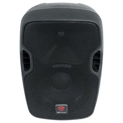 (2) BPA10 400 Watt 10" Powered Speakers+2-Channel Bluetooth Mixer w/USB