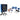 Rockville RW10CA 10" 800 Watt Under-Seat Slim Amplified Car Subwoofer +Wire Kit