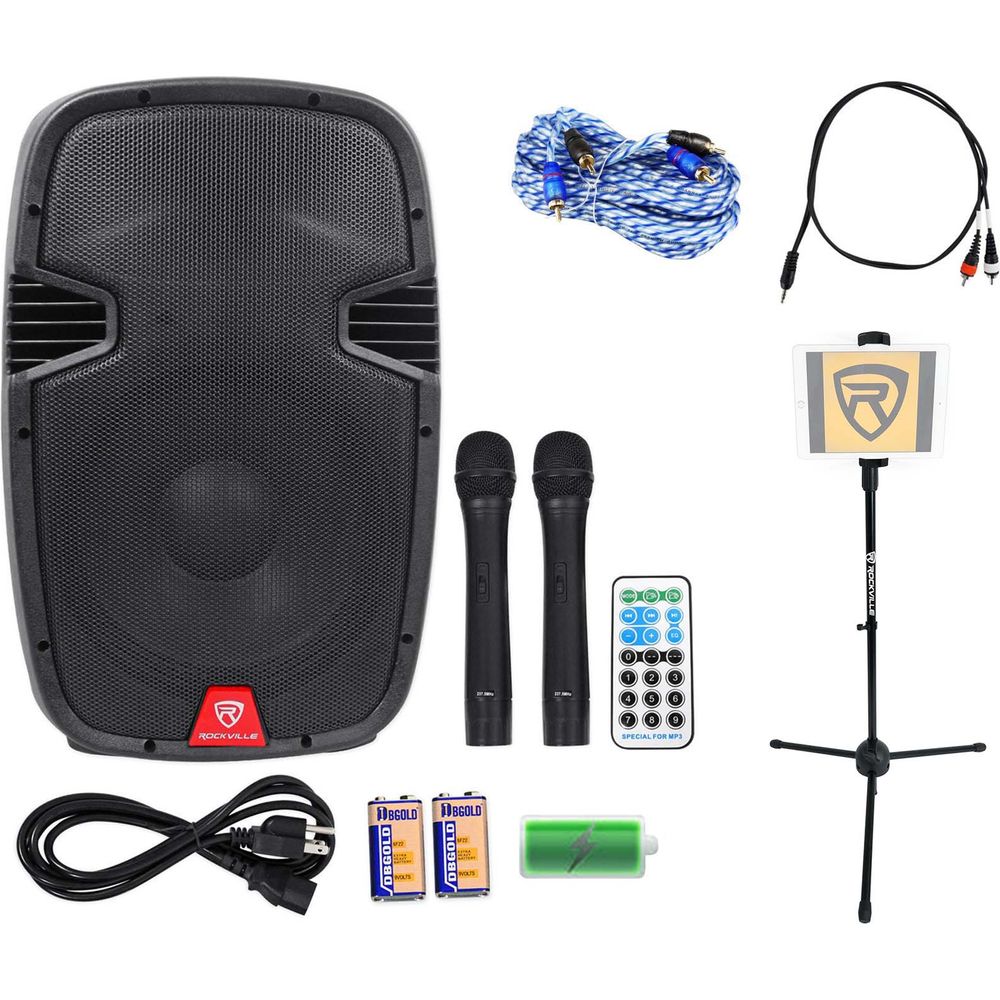 Bluetooth 12" Rechargable iPad/iPhone/Laptop/Tablet Pro Karaoke System