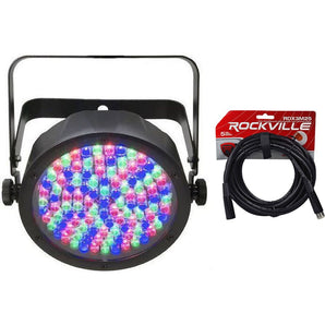 Chauvet SlimPAR 56 Compact DMX LED Wash Light + FREE 25FT Cable