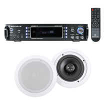 RPA60BT + HC655 White Ceiling Speakers Bundle