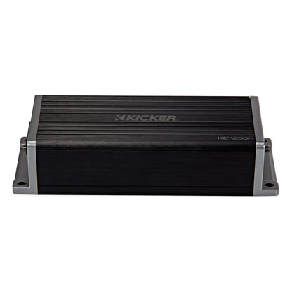 KICKER KEY2004 200w 4-Channel Amplifier w/Auto-EQ/Processor) Smart Amp 47KEY2004