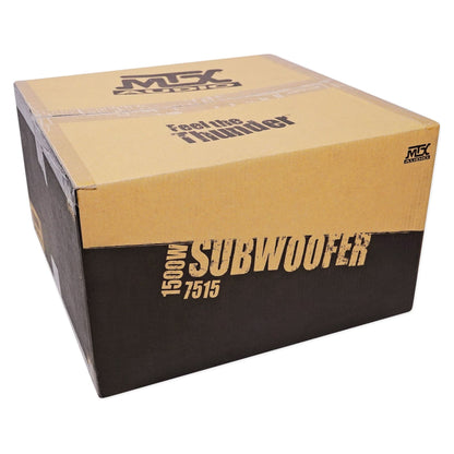 MTX 7515-22 15" 1500w Peak/750w RMS Competition Subwoofer DVC 2ohm Car Audio Sub