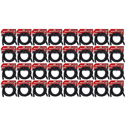 (32) Chauvet 25 Foot DMX Lighting Male 2 Female 3 Pin DMX Cables