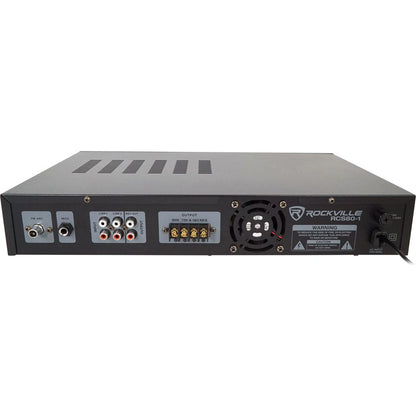CCL5T White 8-Pack + RCS80-1 Amplifier Bundle