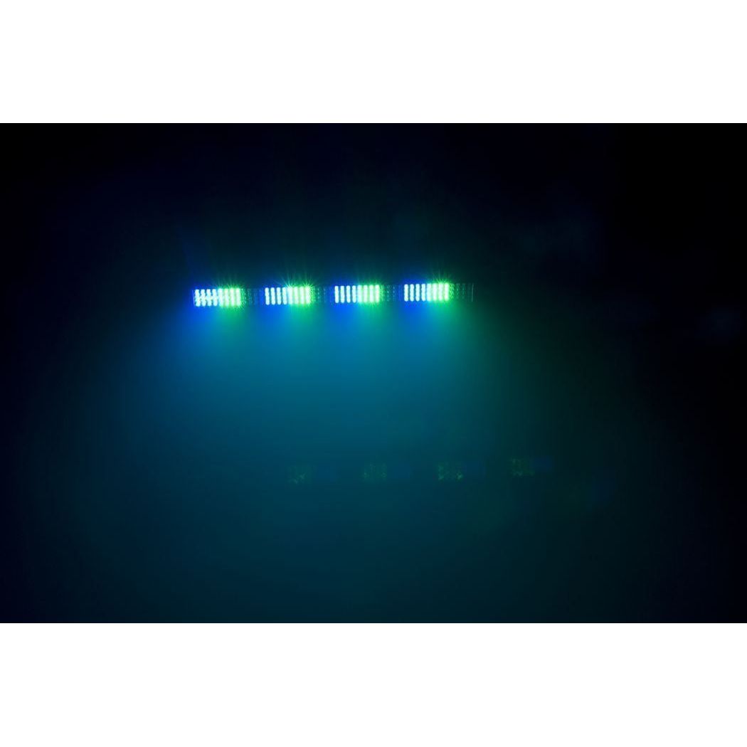 (4) COLORSTRIP MINI LED DJ Light Bar Effect Strips+2 Bags