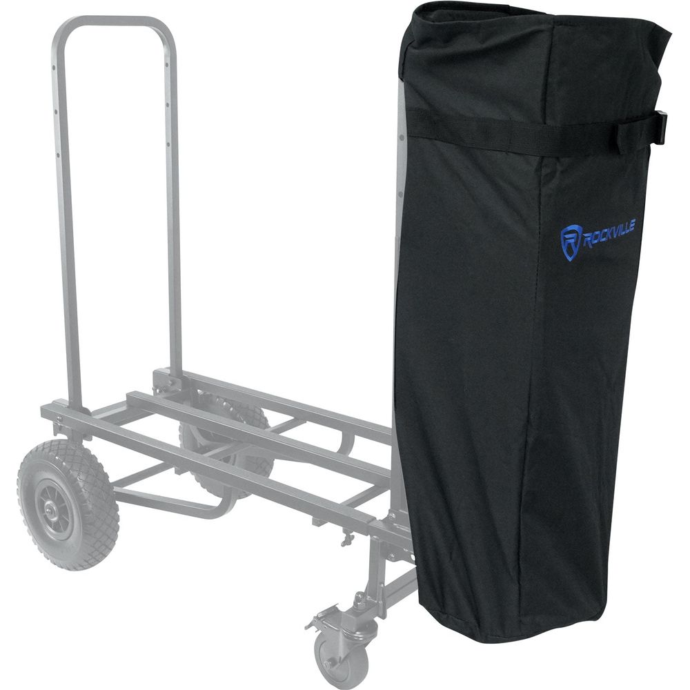 Rock Cart Pro DJ Equipment Transport Roller Car+Mic/Speaker Stand Bag