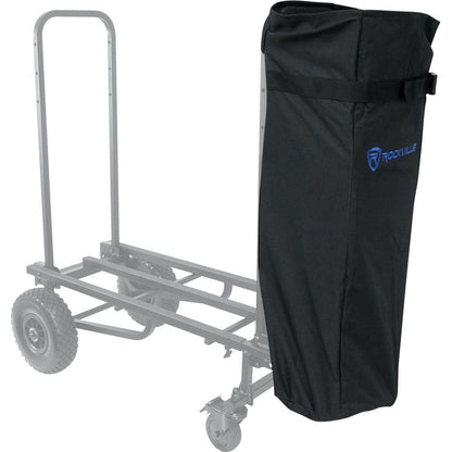 Rock Cart Pro DJ Equipment Transport Roller Car+Mic/Speaker Stand Bag