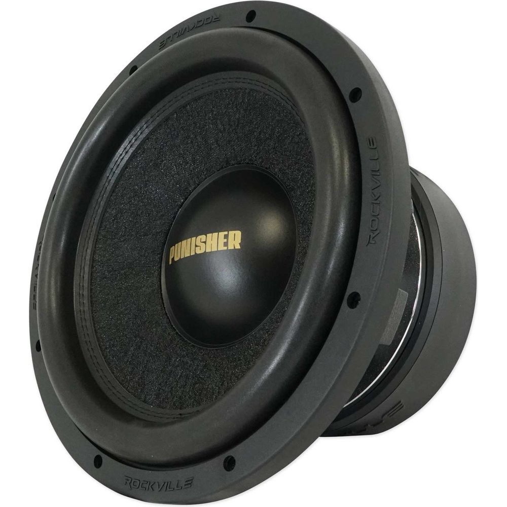 Punisher 12D1 2-Pack + dBcomp4 Mono Amplifier Bundle